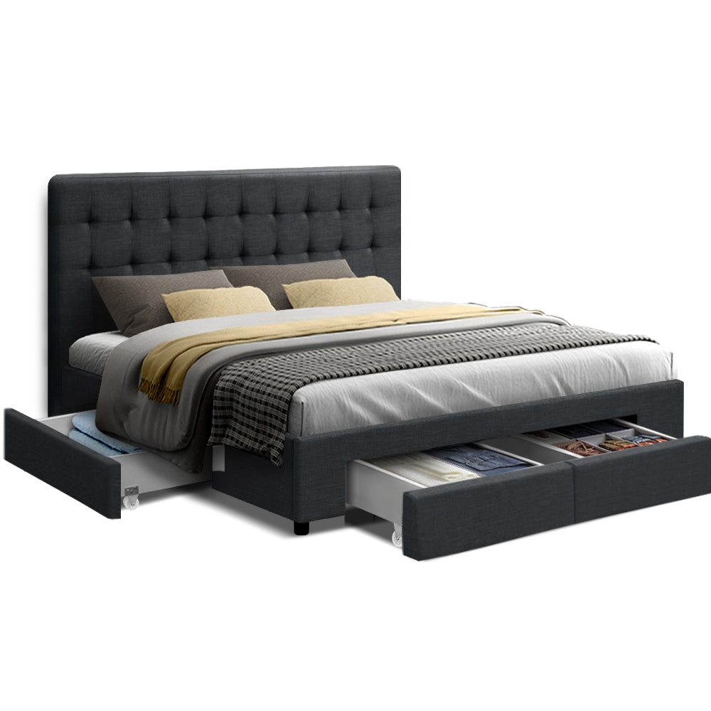 Double Size Bed Frame with Storage
