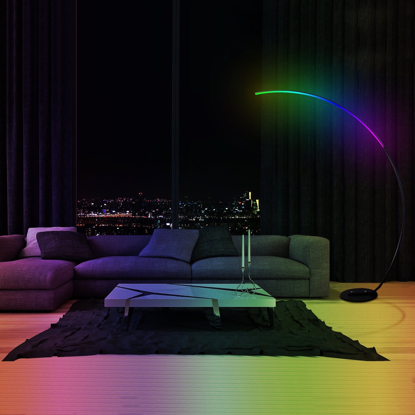 Modern Curved Floor Lamp