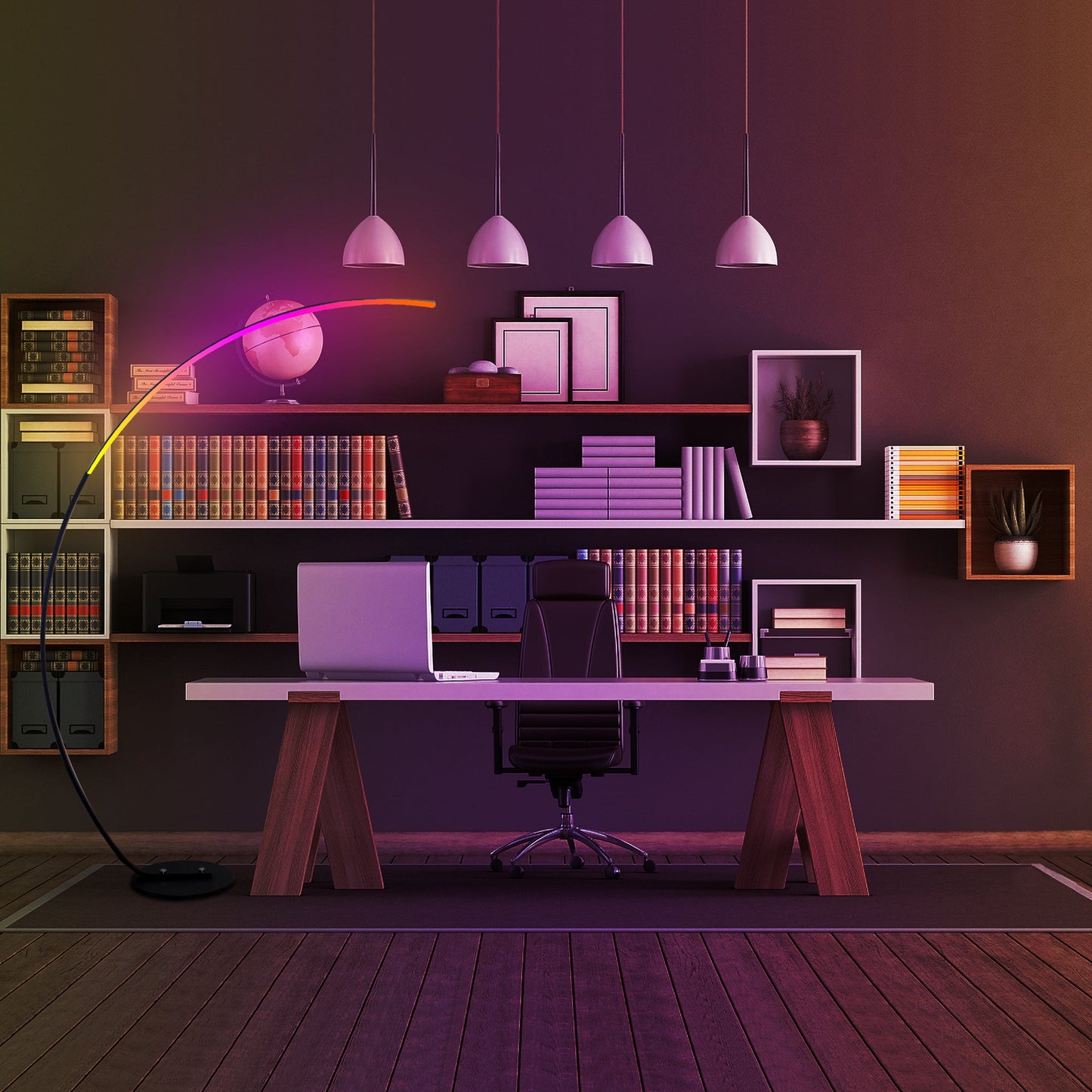 Modern Curved Floor Lamp