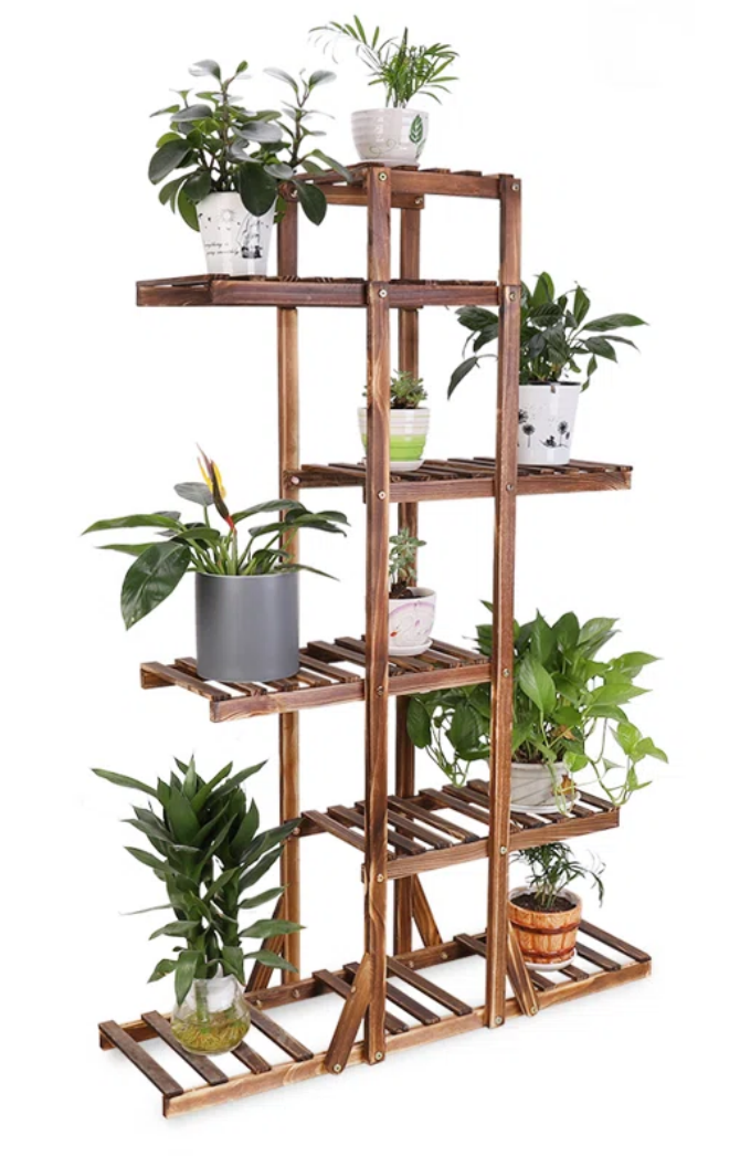 6-Tier Wooden Plant Stand