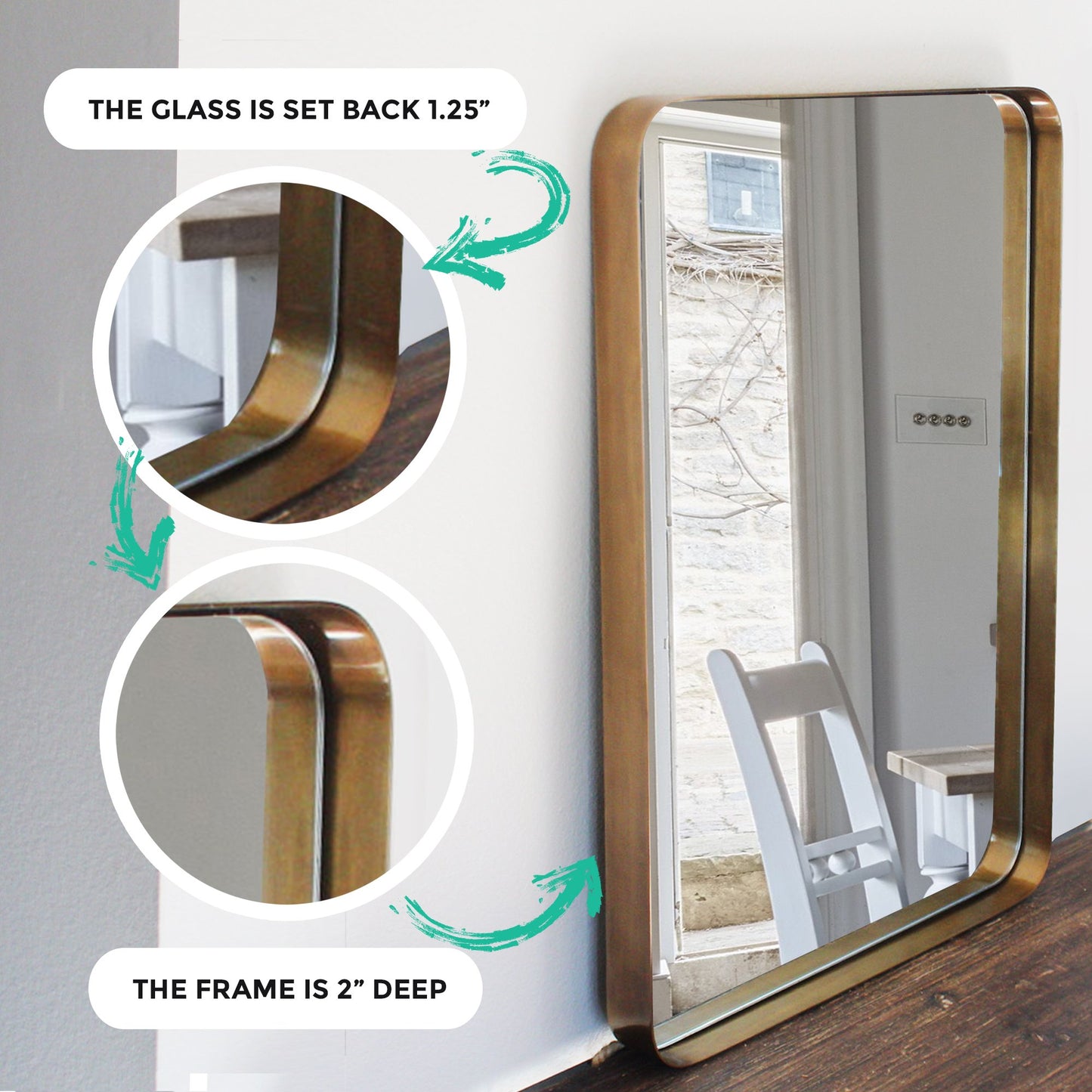 Rectangular Vanity Mirror