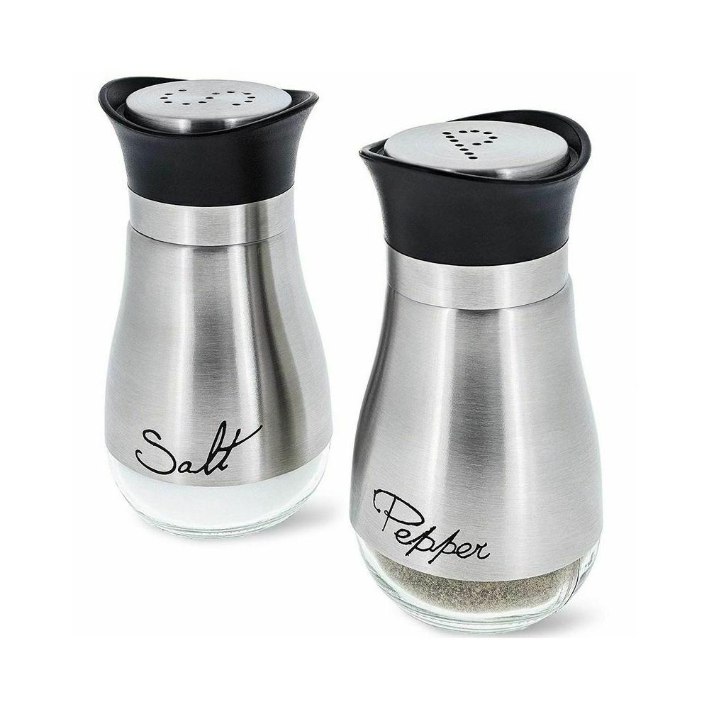 Stainless Steel Salt & Pepper Shakers