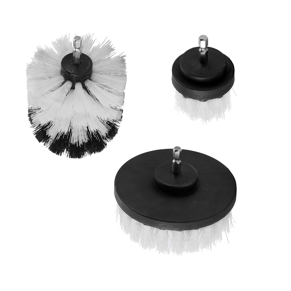 3-Piece Drill Scrubber Brush Set