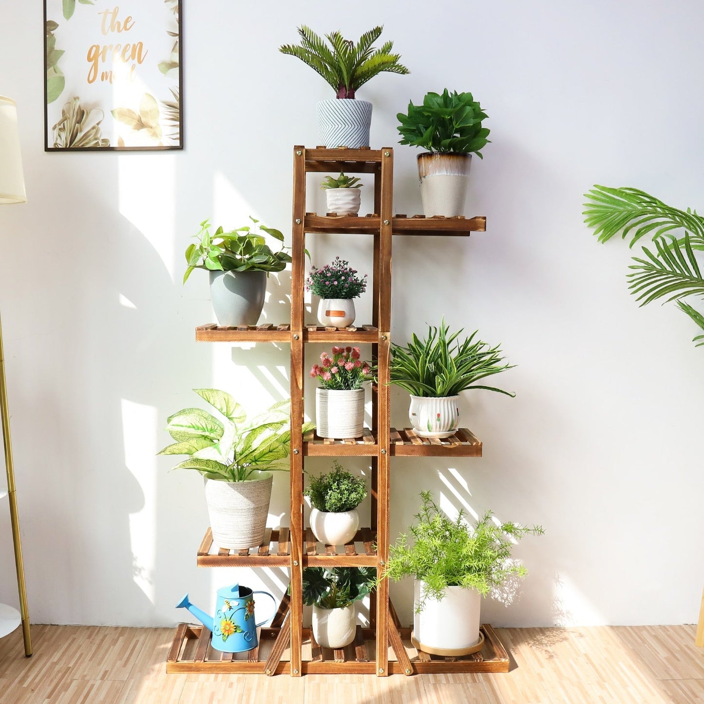 6-Tier Wooden Plant Stand