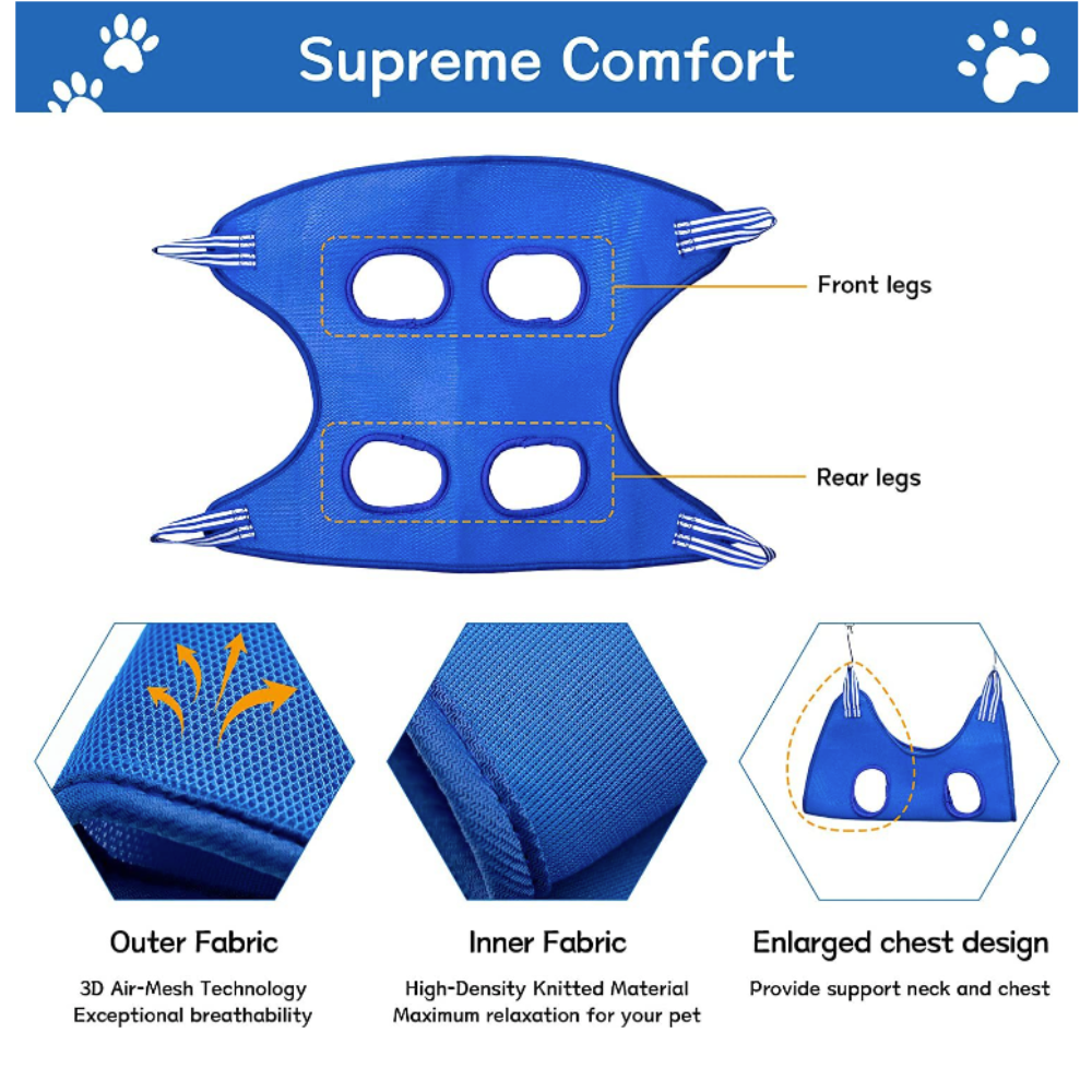 Cat or Small Dog Grooming Hammock