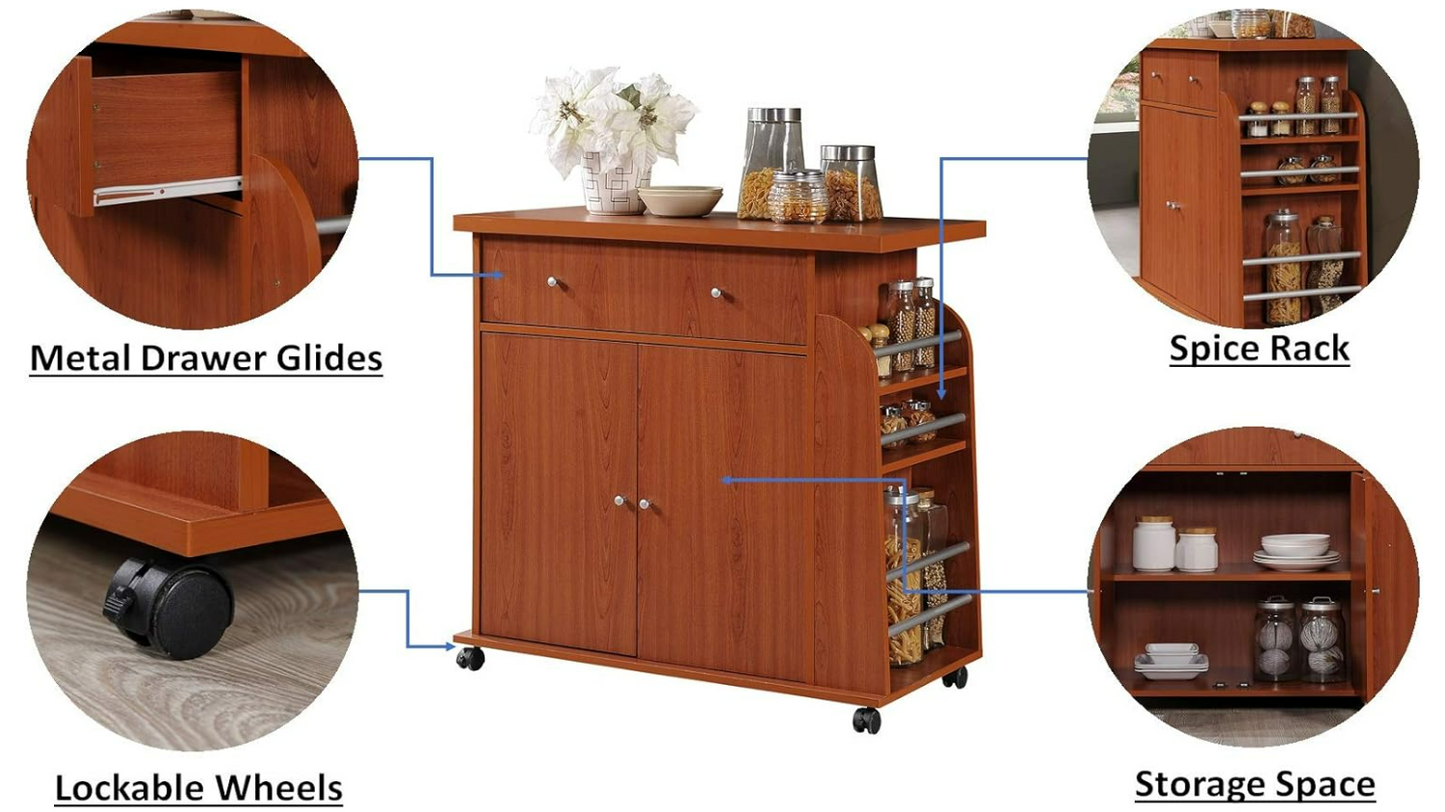 Rolling Kitchen Cabinet