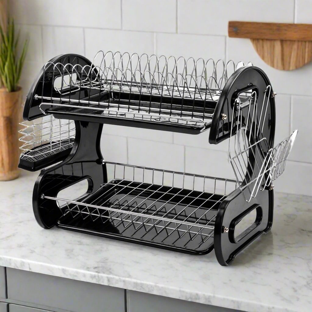 Dual-Level Dish Rack