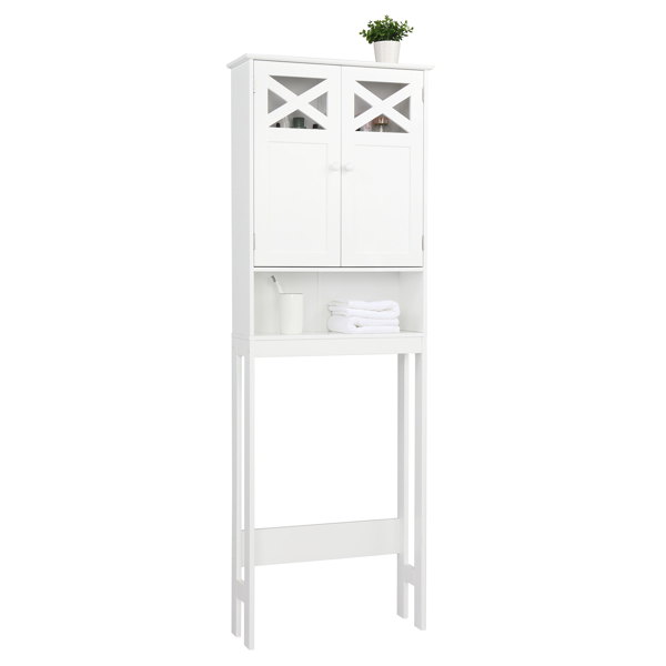 Over-the-Toilet Standing Storage Cabinet