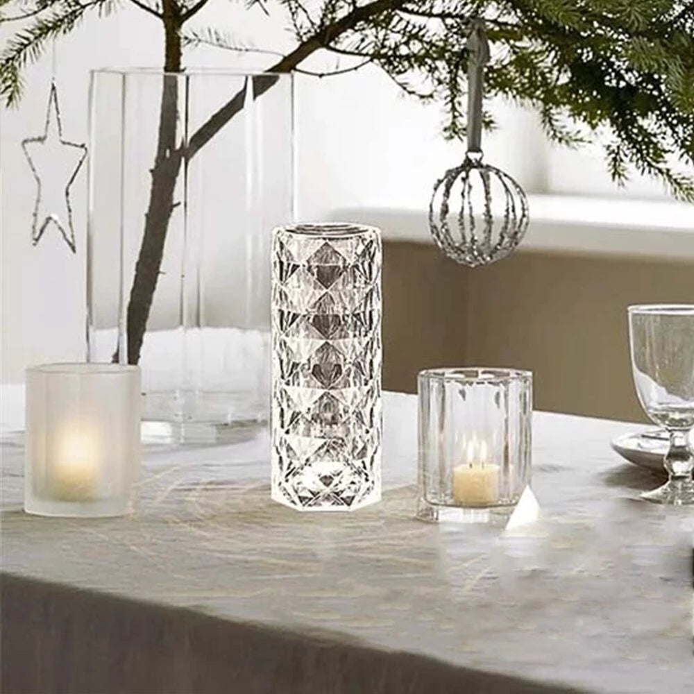 Crystal Rose Lamp