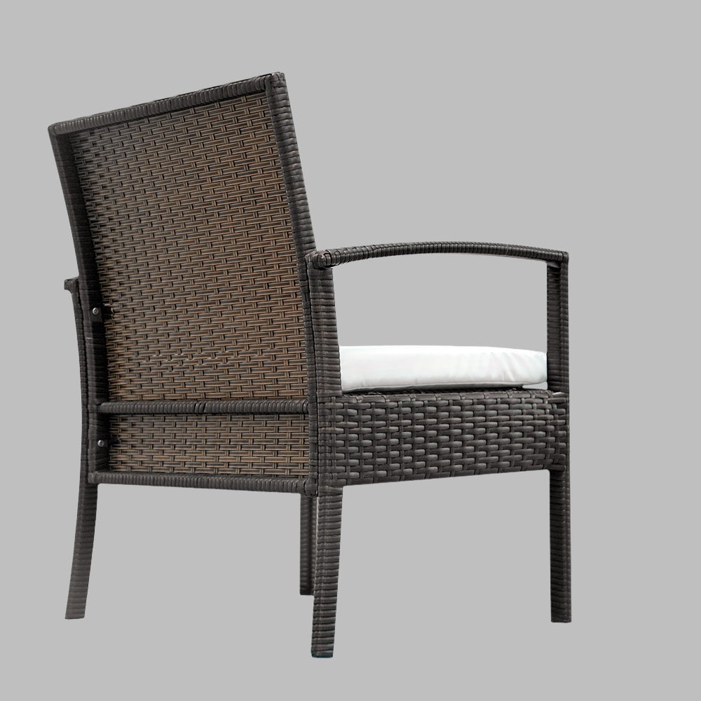 3-Piece Rattan Patio Set