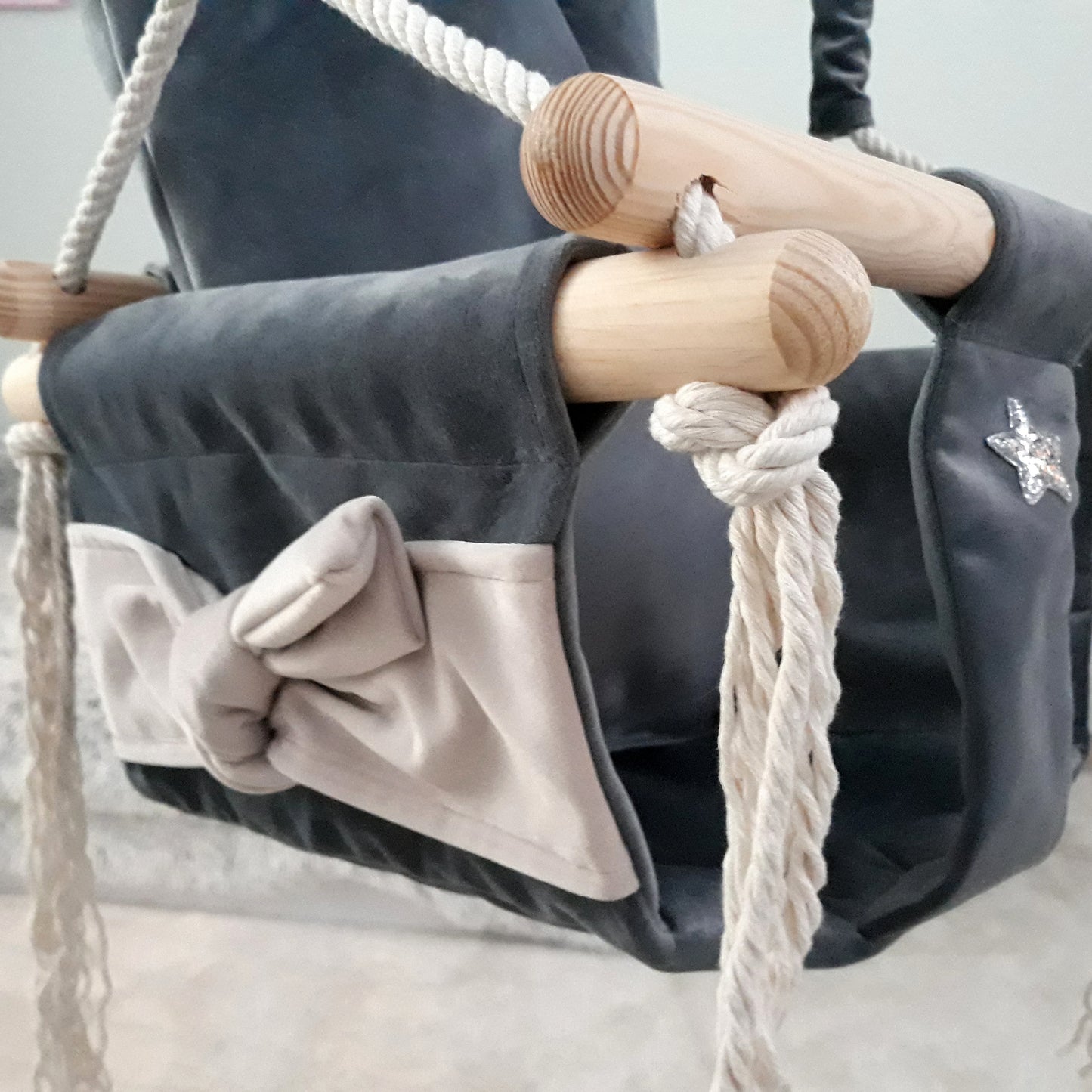 Ceiling-Mounted Children's Swing