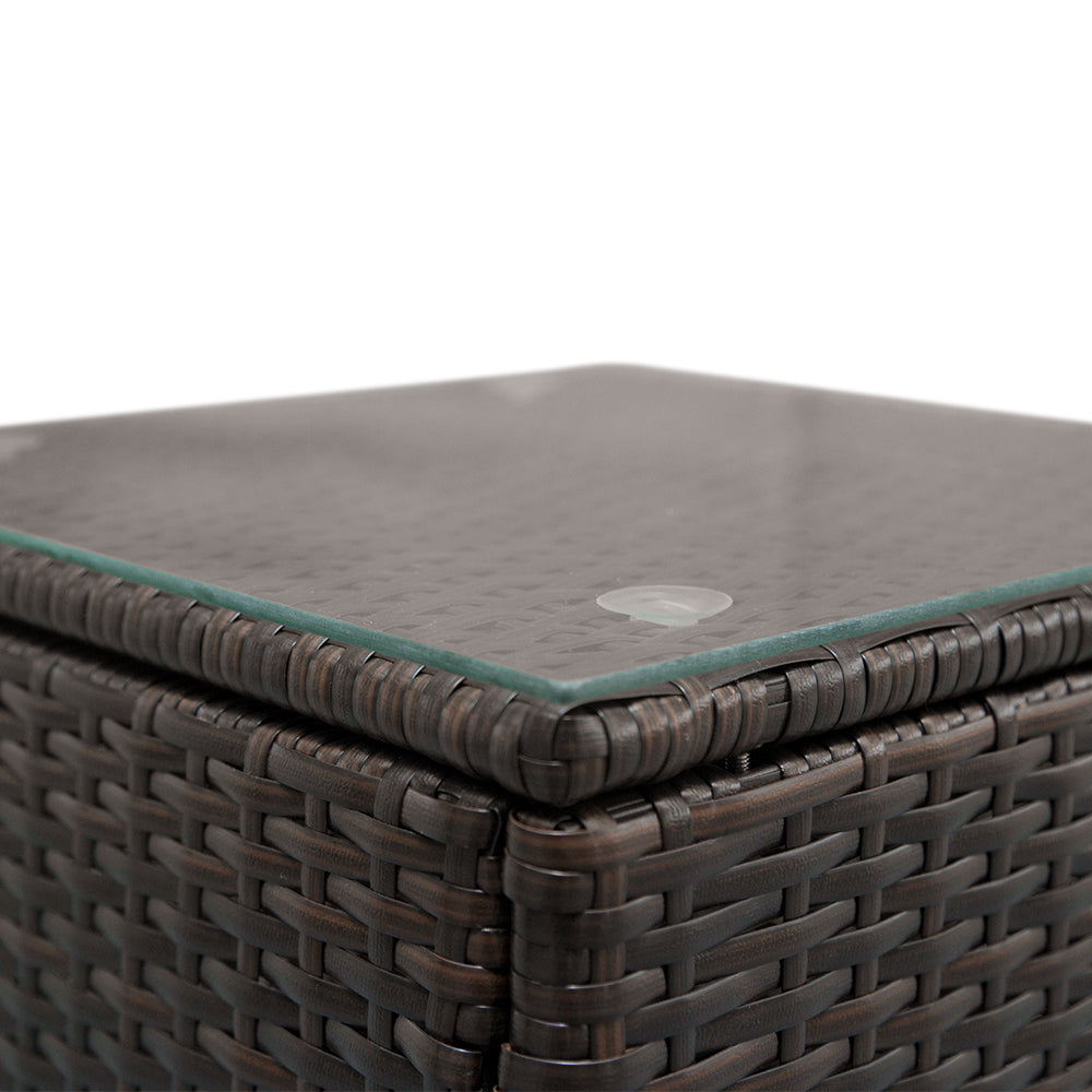3-Piece Rattan Patio Set