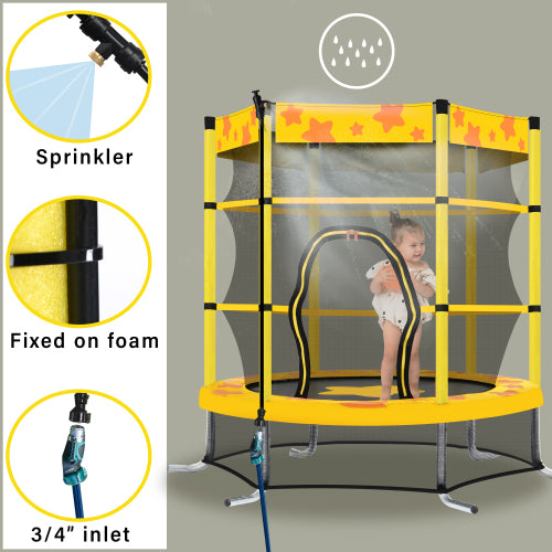 55" Children's Trampoline with Mister