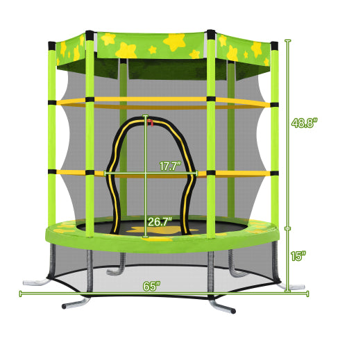 55" Children's Trampoline with Mister