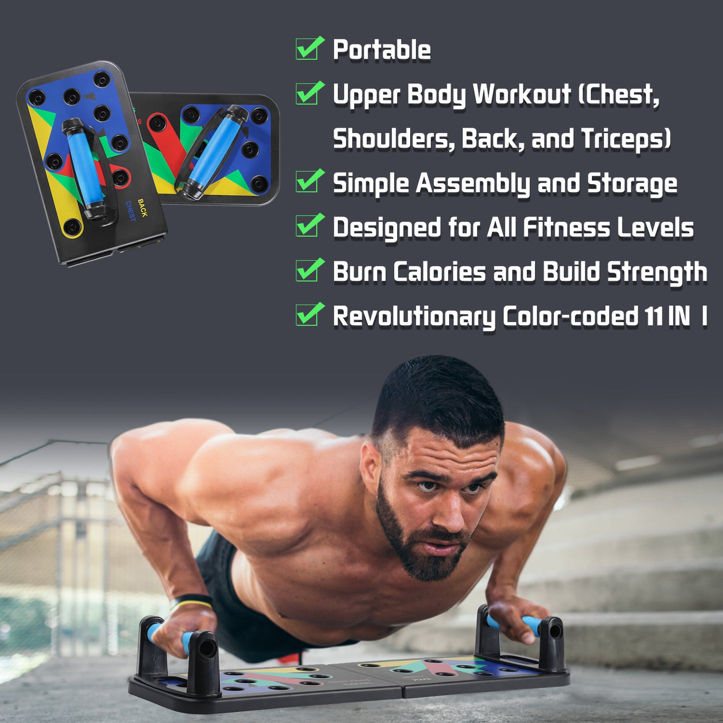 9-in-1 Push-Up Board