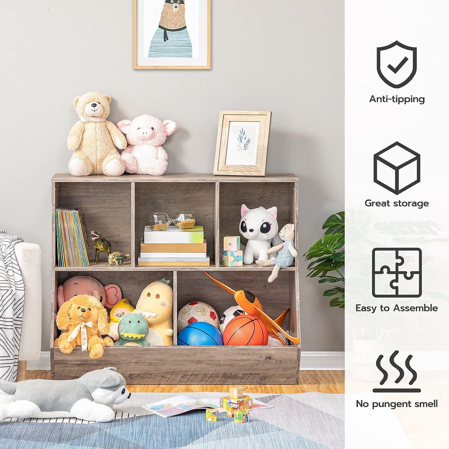 Children's Book & Toy Storage