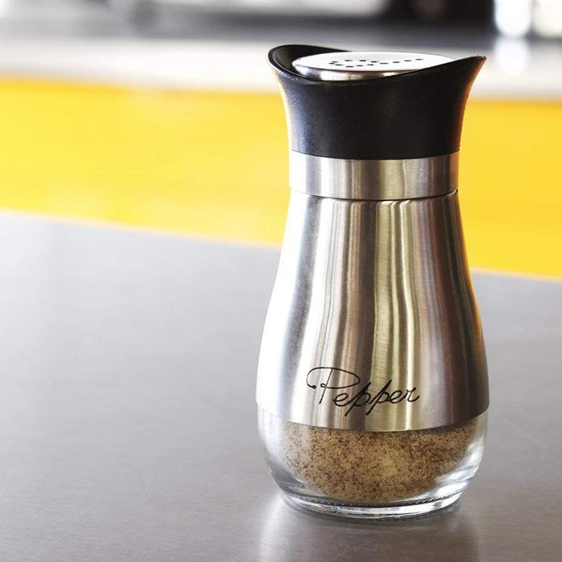 Stainless Steel Salt & Pepper Shakers