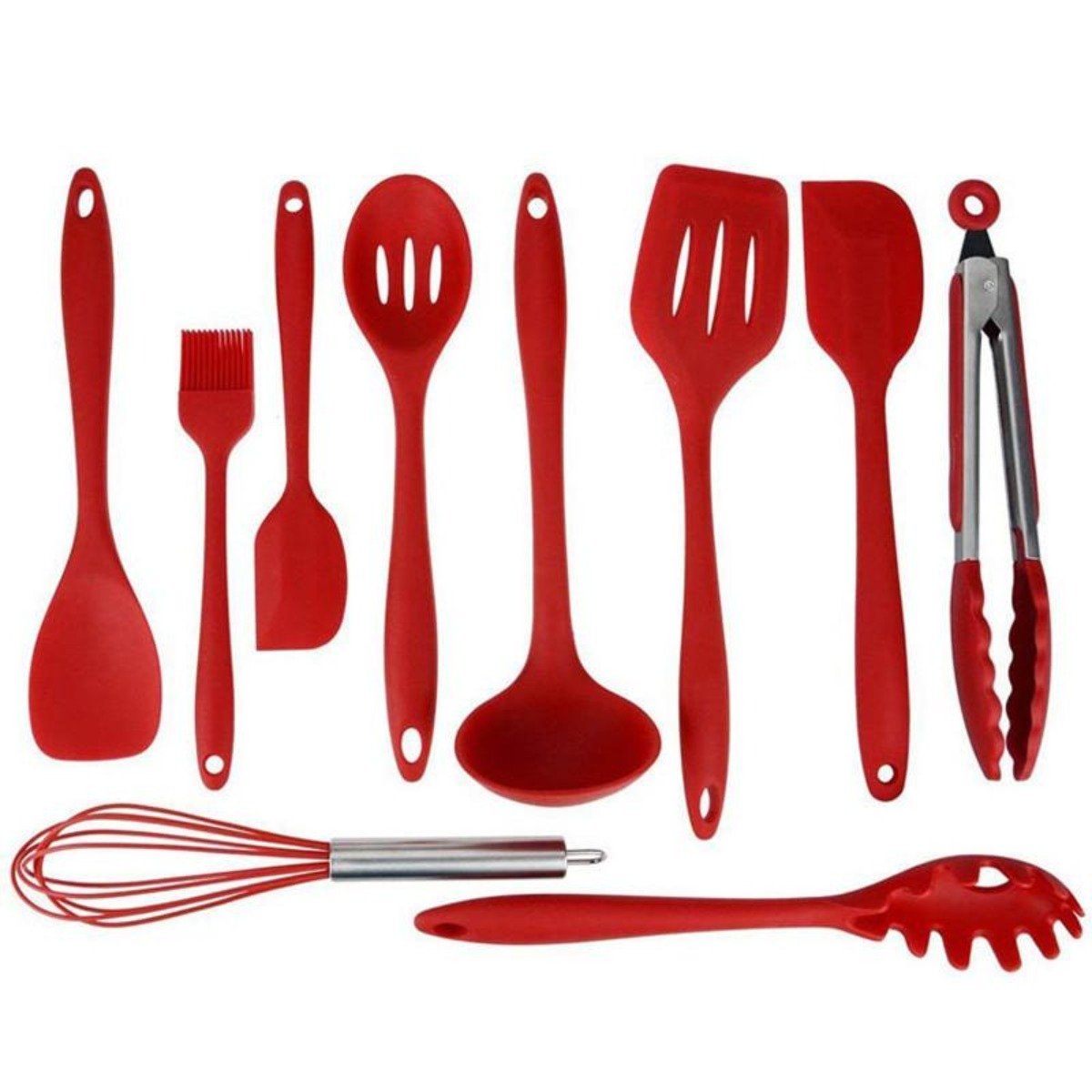 10-Piece Silicone Cooking Utensil Set
