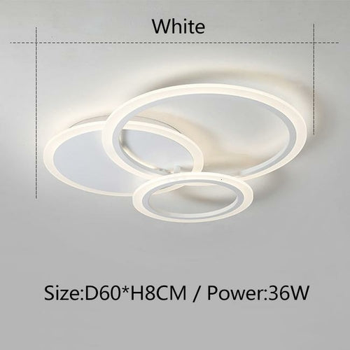 LED Ring Light Chandelier