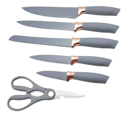 19-Piece Cooking Utensils and Knife Block Set