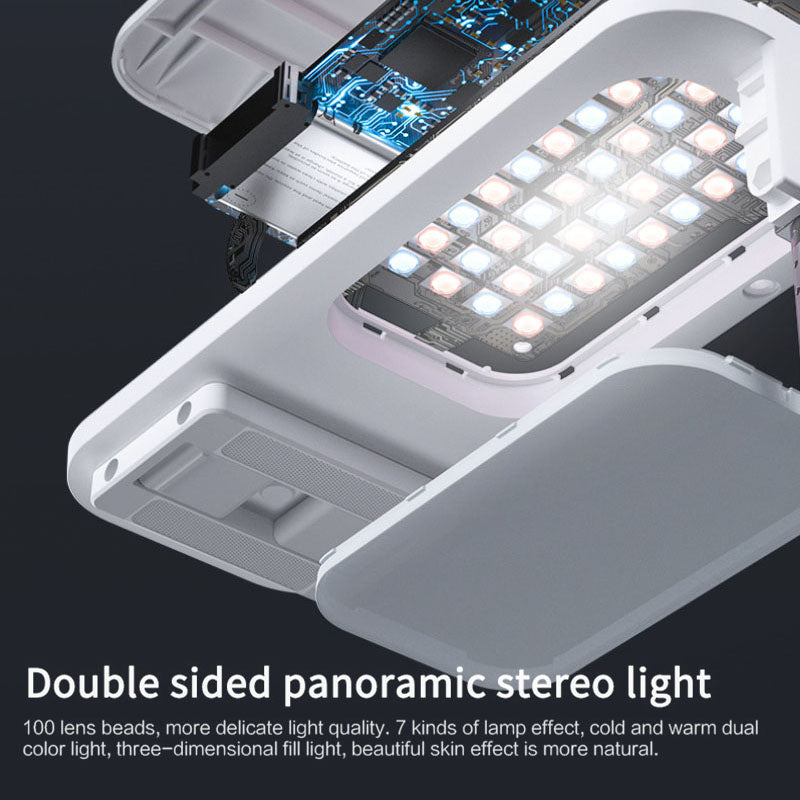 Portable Phone Holder with LED Light