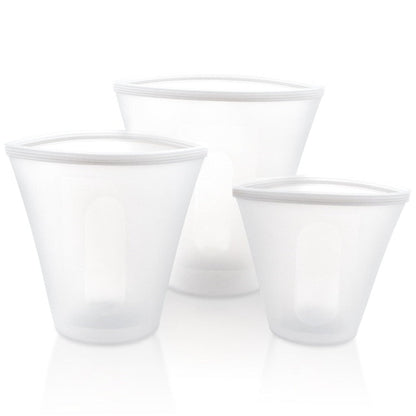 Reusable Silicone Food Storage Containers