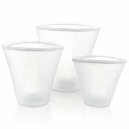 Reusable Silicone Food Storage Containers