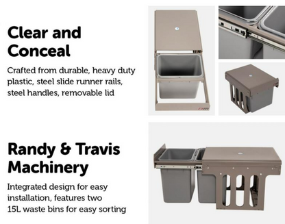 Kitchen Pull-Out Waste Baskets