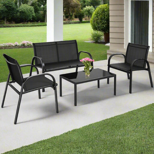 4-Piece Patio Bistro Furniture Set
