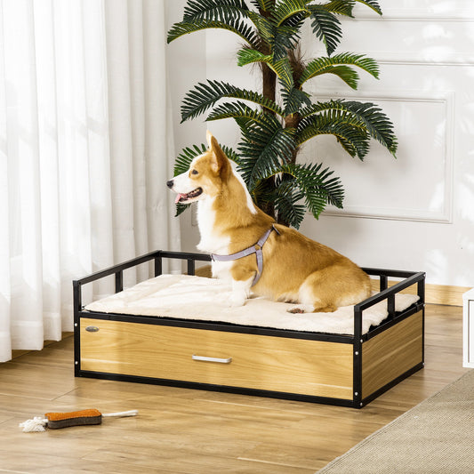 Elevated Dog Bed with Storage
