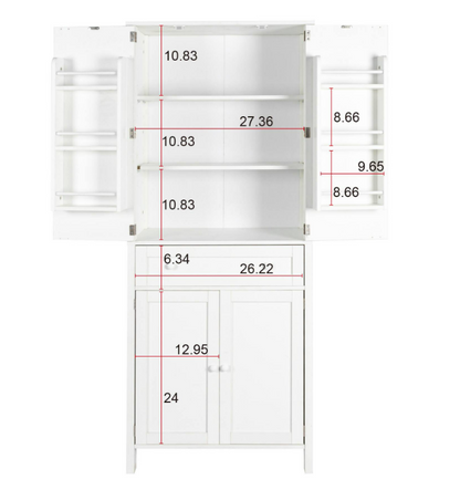 Free-Standing Kitchen Pantry