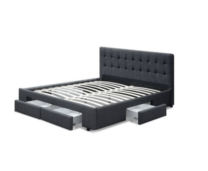 Double Size Bed Frame with Storage