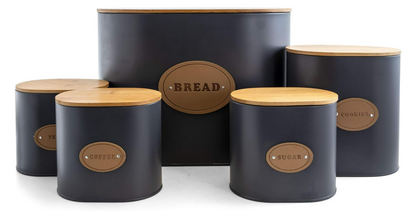 5-Piece Kitchen Storage Canister Set