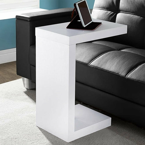 C-Shaped Accent Table