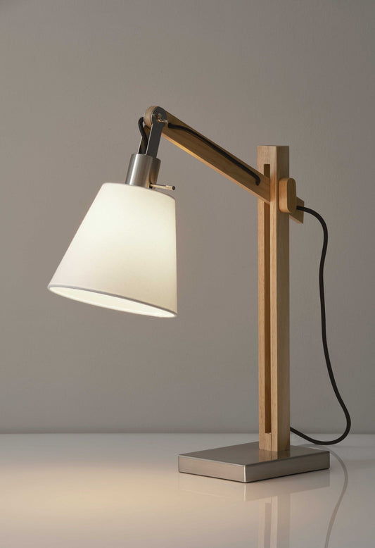 Rustic Hinged Table Lamp