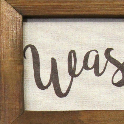 3-Piece Linen Bathroom Rules Set