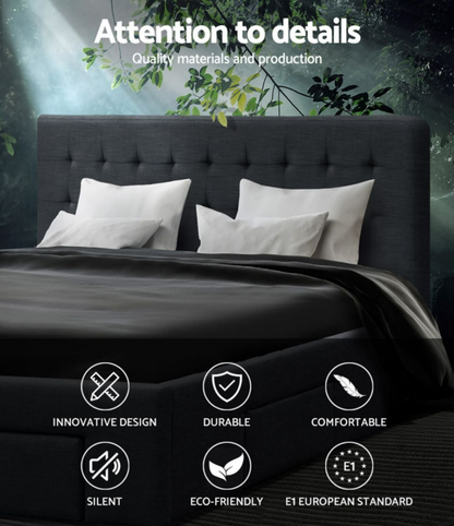 Double Size Bed Frame with Storage