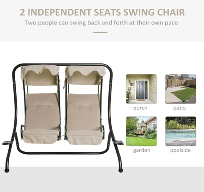 2-Person Patio Swing Set