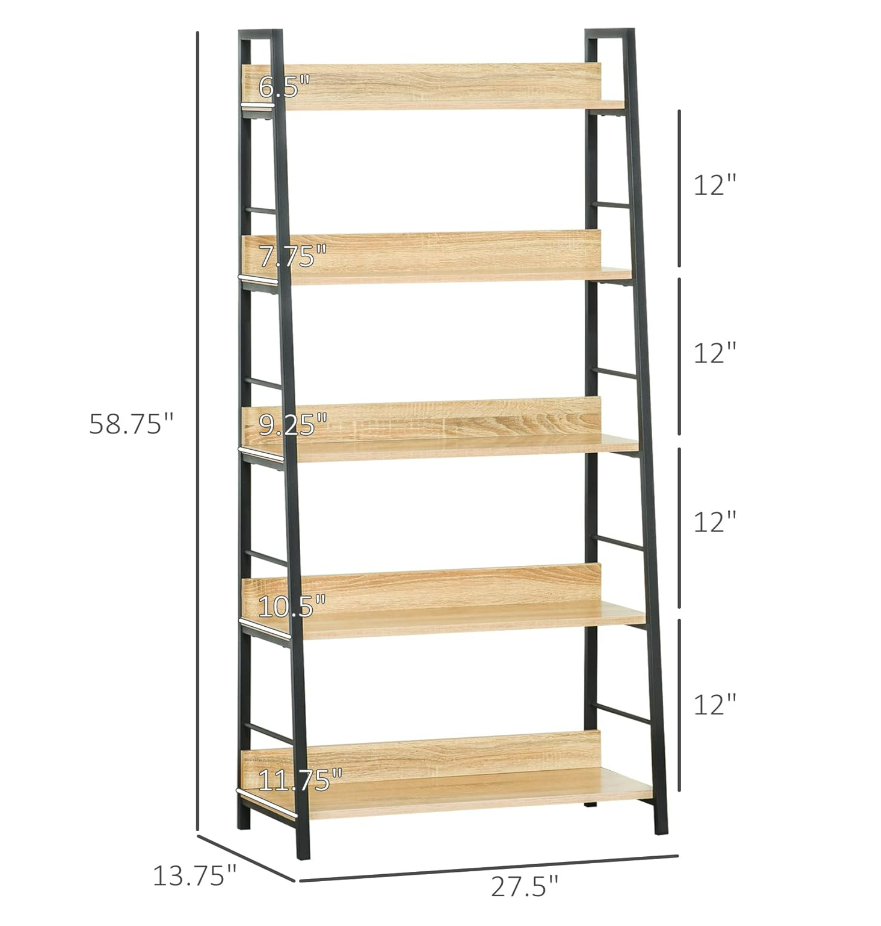 5-Tier Ladder Shelf