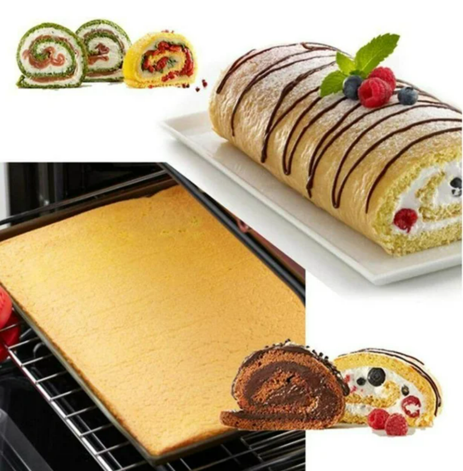Non-Stick Cake Roll Mat - 2 Pack