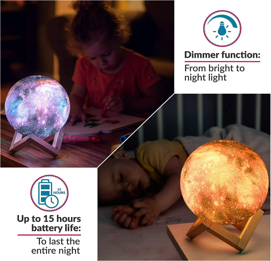 Galaxie Moon Lamp