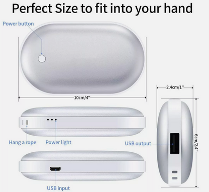 2-in-1 Hand Warmer & Power Bank