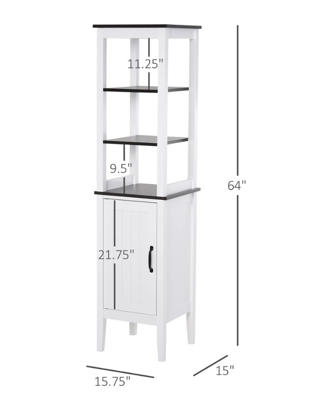 Upright Bathroom Storage Cabinet