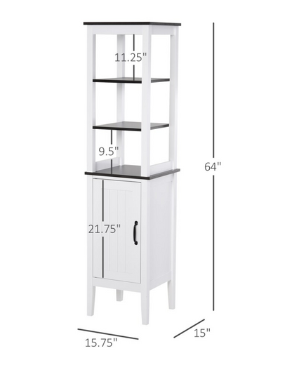 Upright Bathroom Storage Cabinet