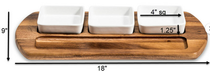 Charcuterie Serving Board & Bowls