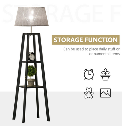 3-Shelf Floor Lamp