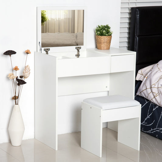 Flip-Top Vanity Desk