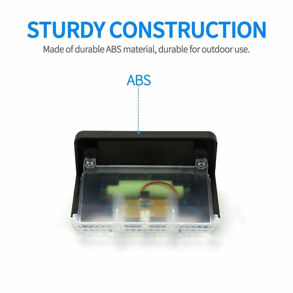 8-Piece Solar Powered LED Step Lights