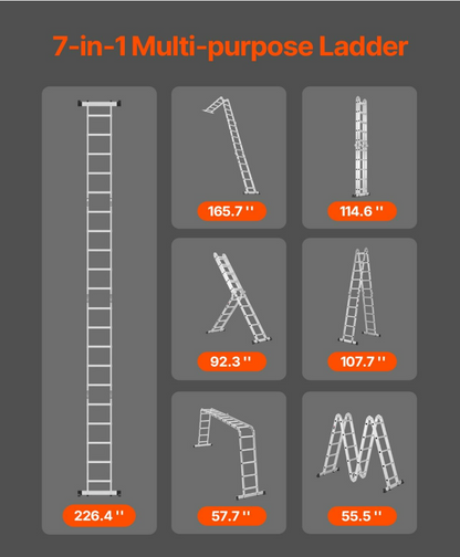 7-in-1 Multifunctional Ladder