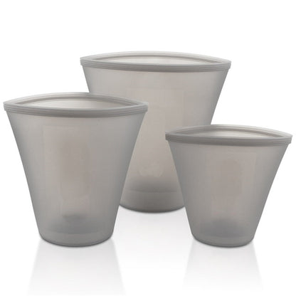 Reusable Silicone Food Storage Containers